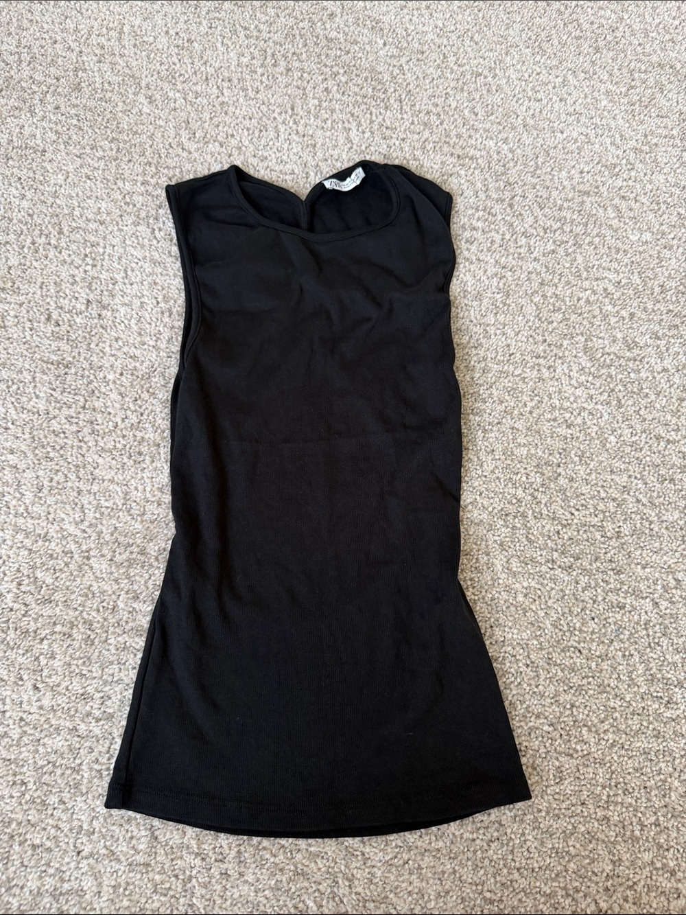 Zara open back tank top